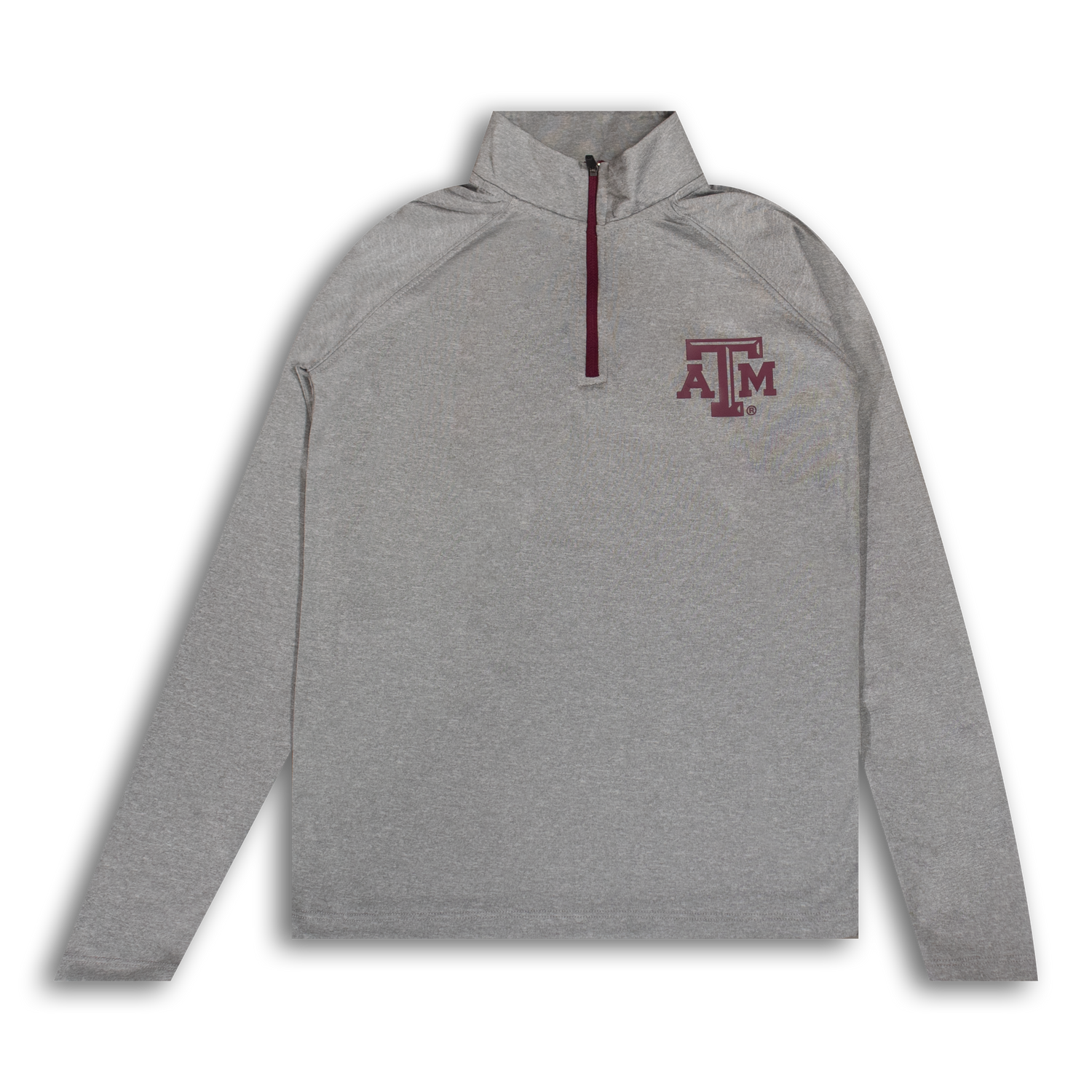 Texas A&M Aggies Toddler Grey/Maroon 3/4 Sleeve Baseball Jersey Tee