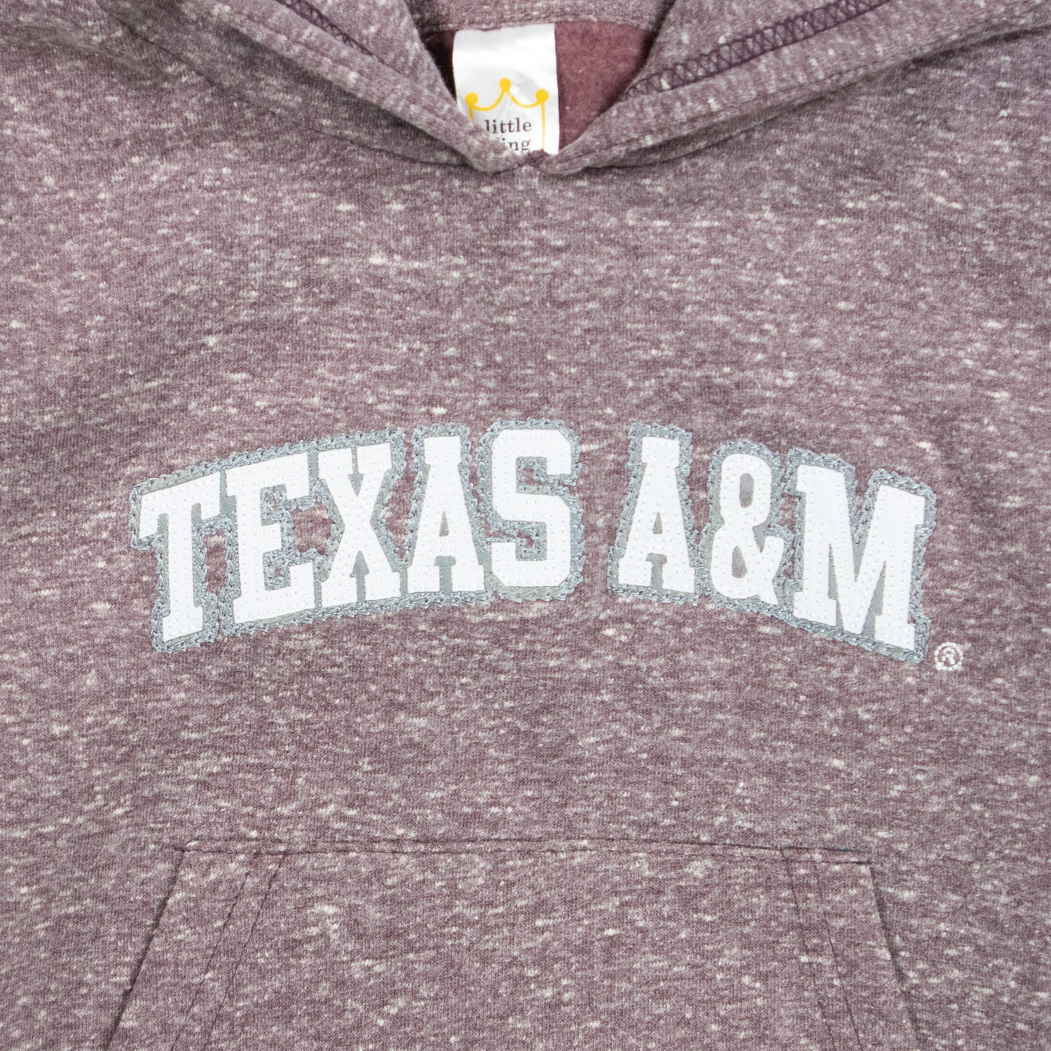 Texas A&M Toddler Soft Knobby Satin Letters Hoodie