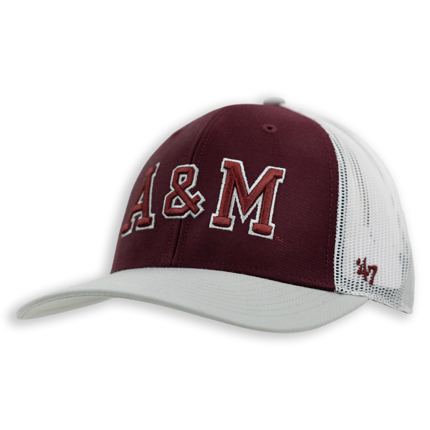 Texas A&M '47 Brand Tri-Color Vault Maroon & White Structured Hat