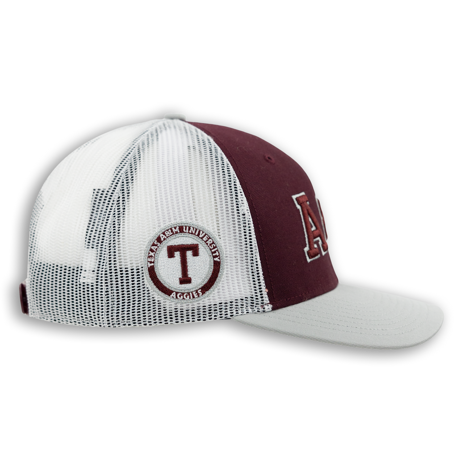 Texas A&M '47 Brand Tri-Color Vault Maroon & White Structured Hat