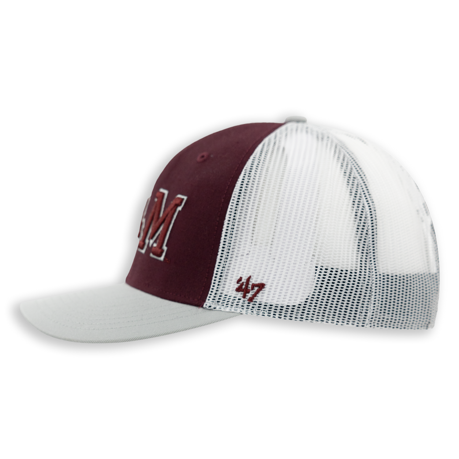 Texas A&M '47 Brand Tri-Color Vault Maroon & White Structured Hat