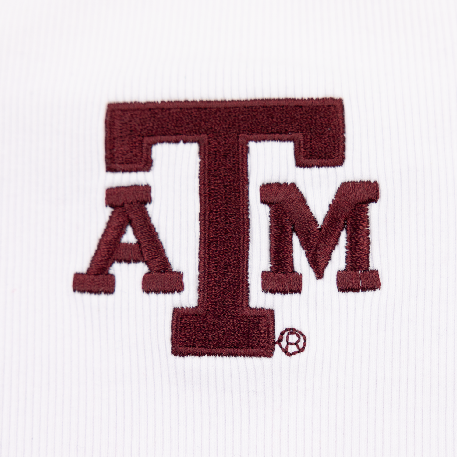 Texas A&M White Halftime Crop Top