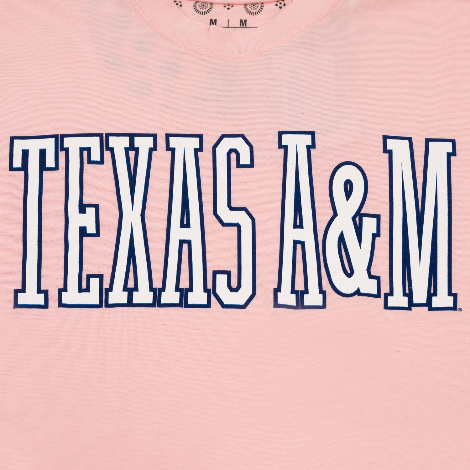 Texas A&M Vintage Poncho Beach Pink Top