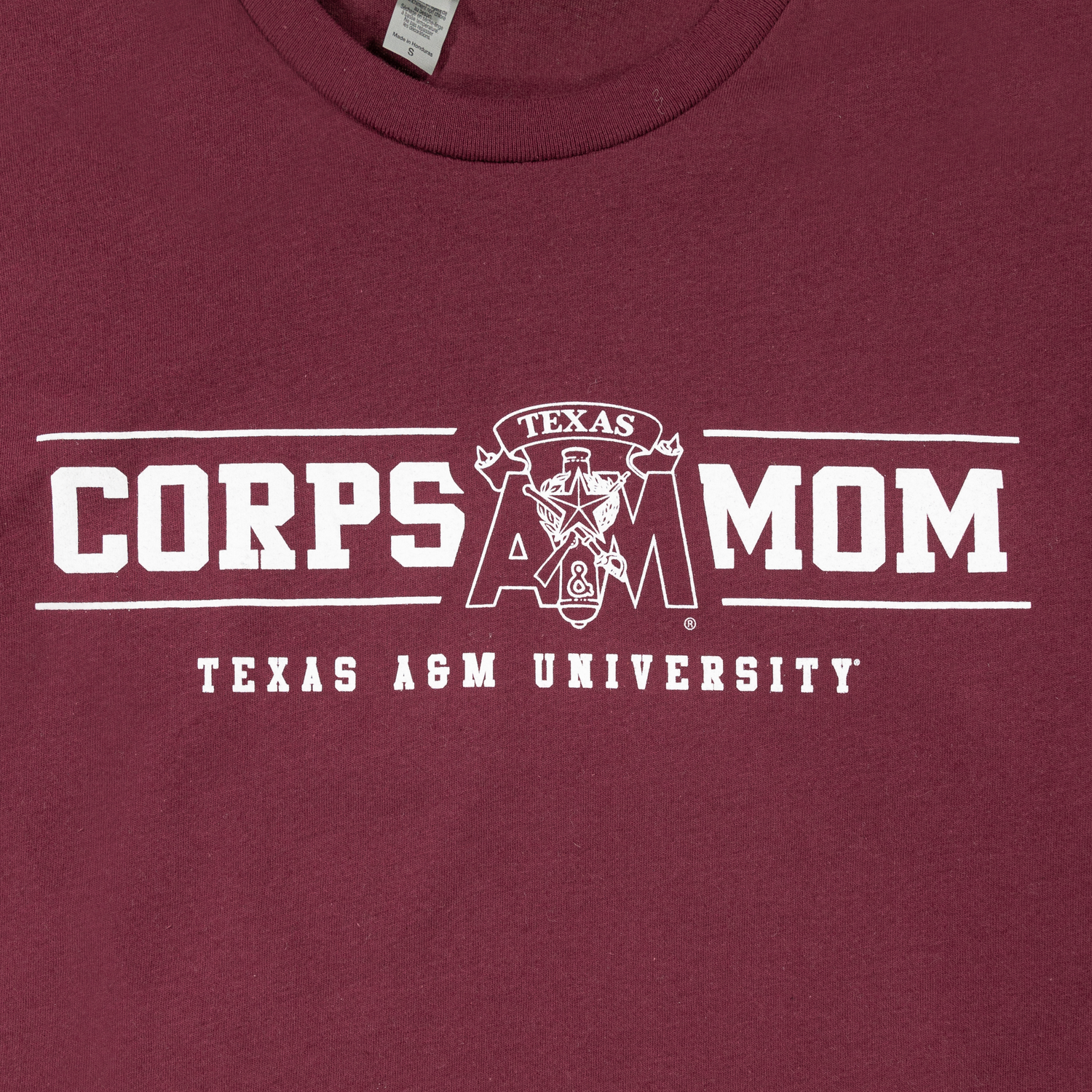 Texas A&M Corps Mom Maroon T-Shirt