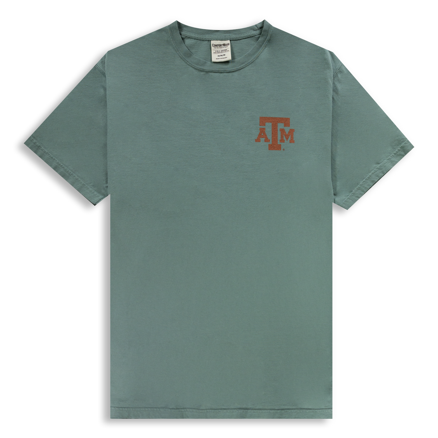 Texas A&M Checkered Gig 'Em Aggies Green T-Shirt