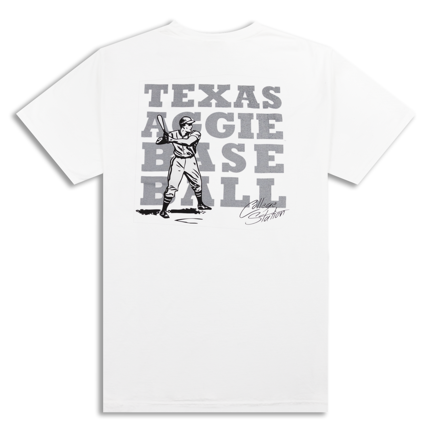 Texas A&M Swing Batter Batter White T-Shirt