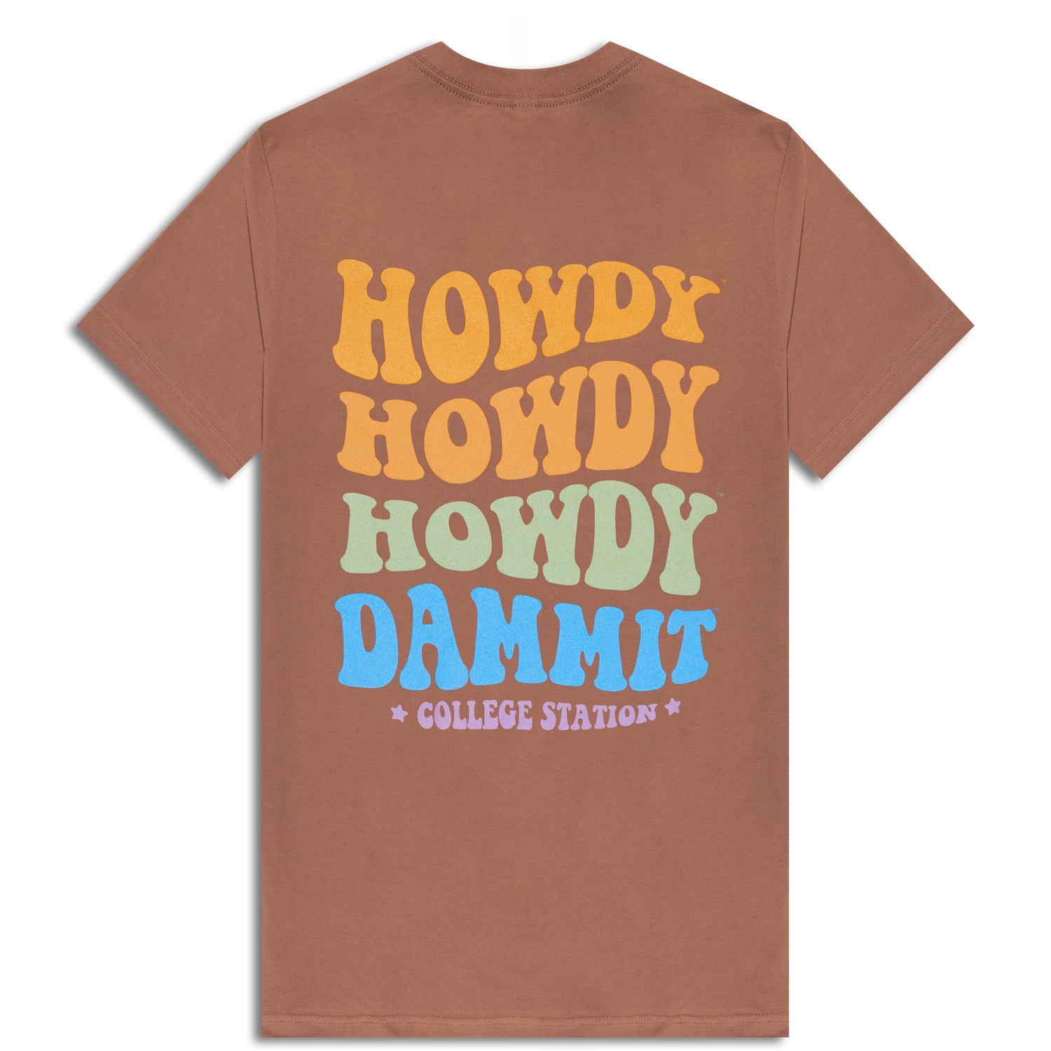 CSTX Howdy Dammit Colorful T-Shirt