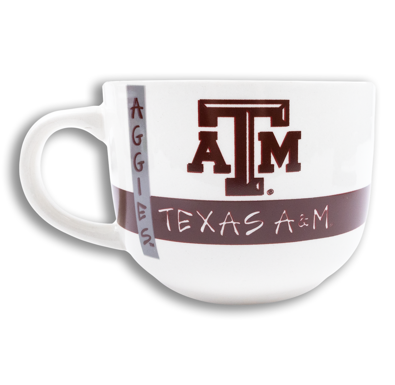 Texas A&M Aggies White Mug 19 Oz