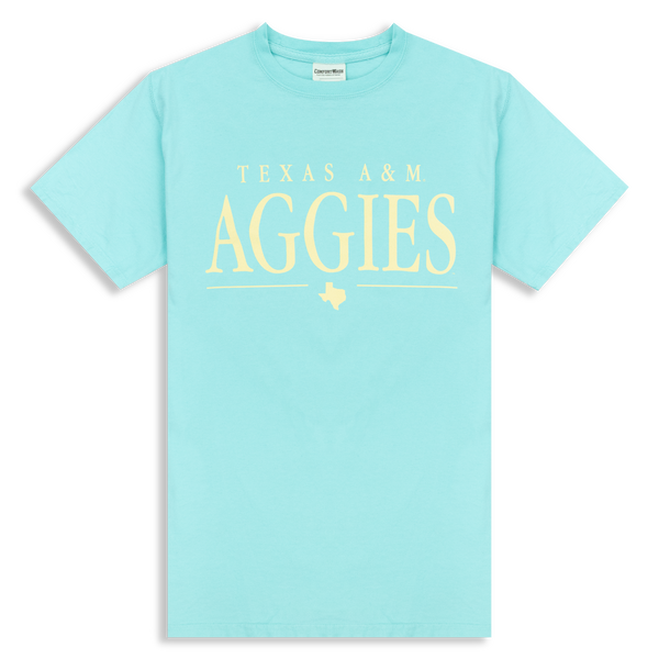 Texas A&M Gig 'Em Aggies Mint Green T-Shirt