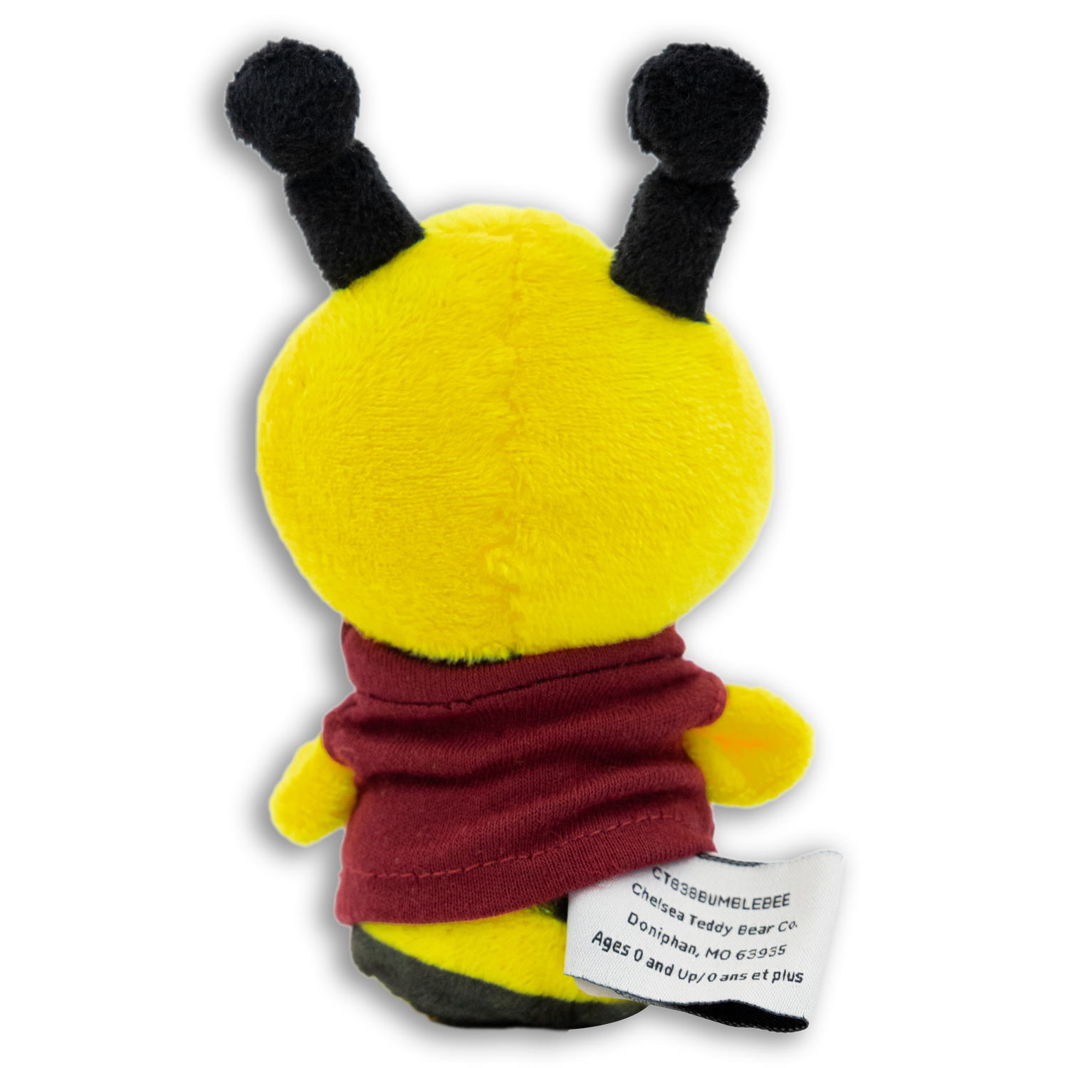 Texas A&M University Yellow Bee Shorties Plush Toy