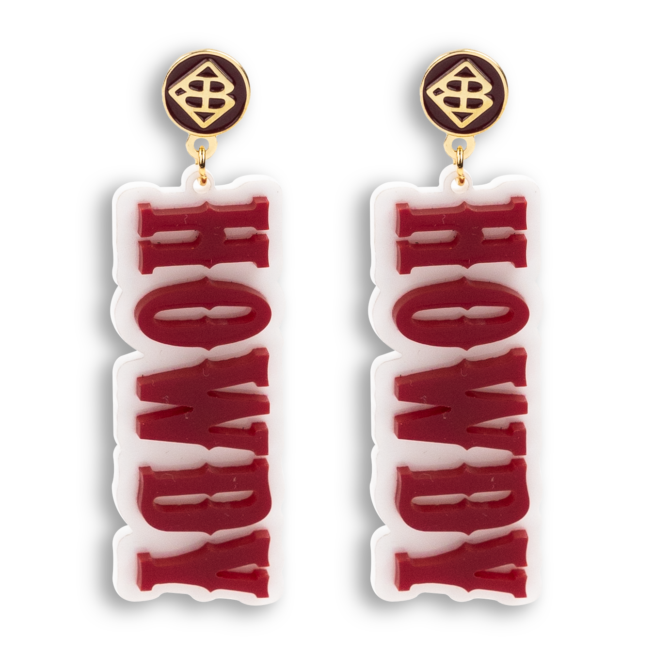 Howdy Acrylic Dangle Earrings