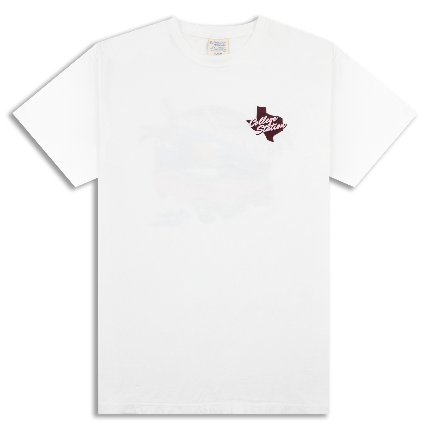 Aggieland Pink Car Malibu Vibe White T-Shirt