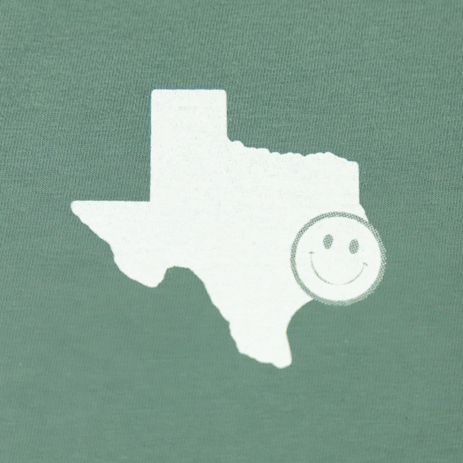 Texas A&M Smiley Face and Stars Cypress Green T-Shirt