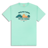 ToughPrinting Huntsv Texas A&M Checkered Gig 'Em Aggies Green T-Shirt S / GDH100 Cypress Green