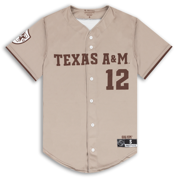 Texas A&M Corps of Cadet Adult Baseball Jersey