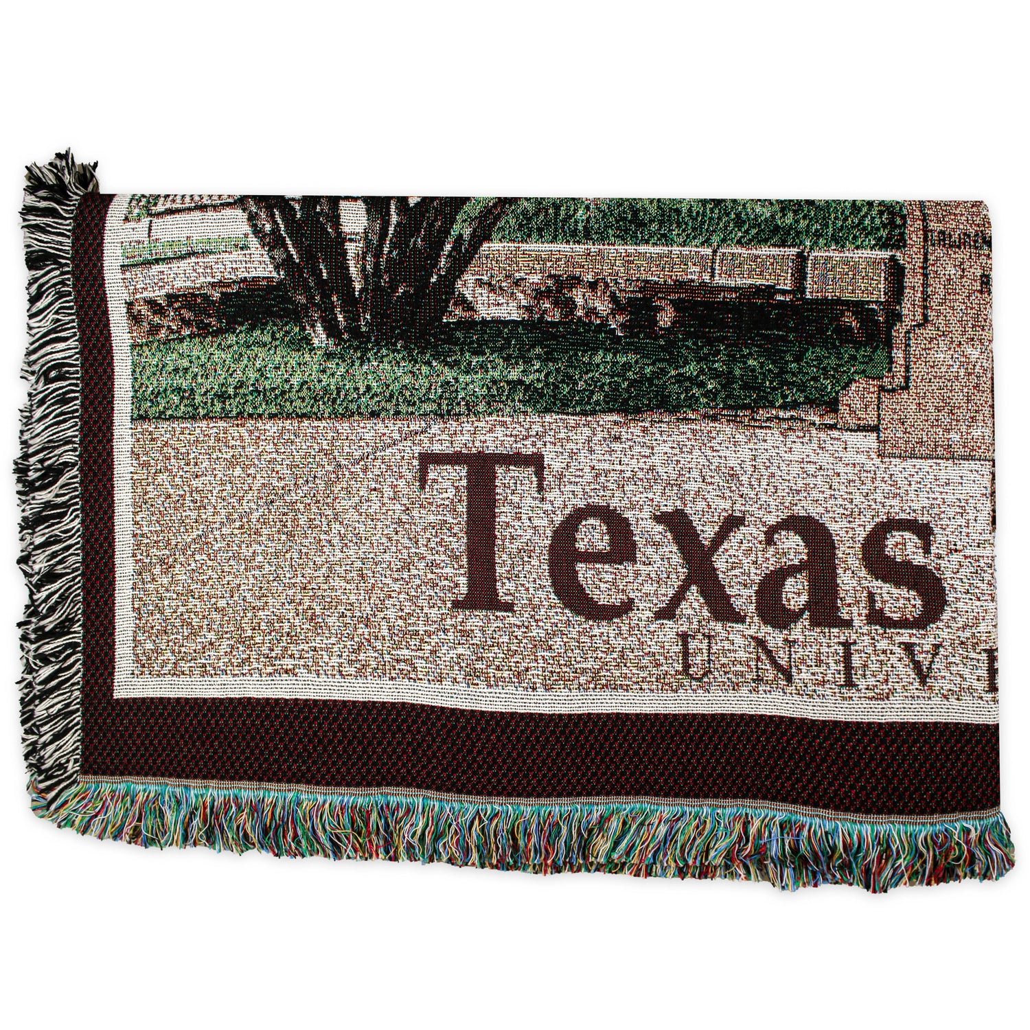 Texas A&M Academic Building Tapestry Throw