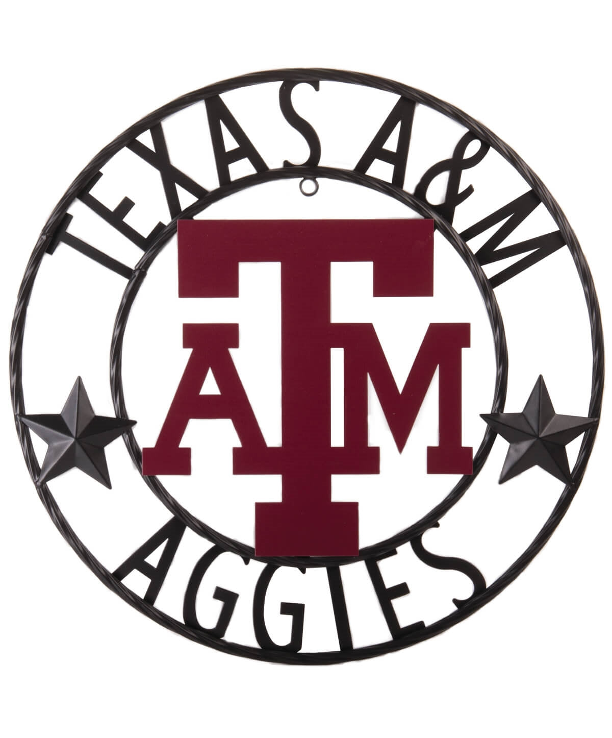 Texas A&M Aggies Stars 18 Inch Iron Wall Decor