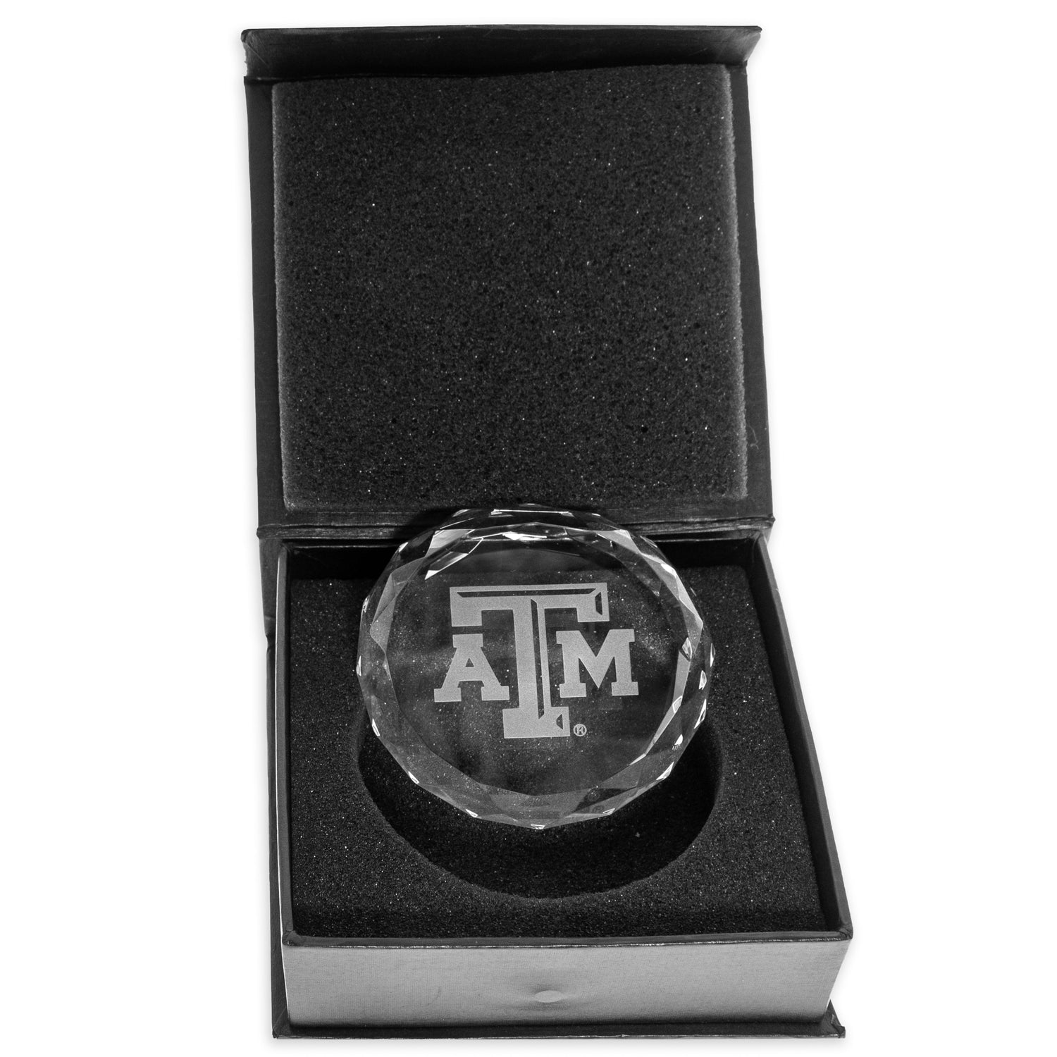 Texas A&M Faceted Paperweight