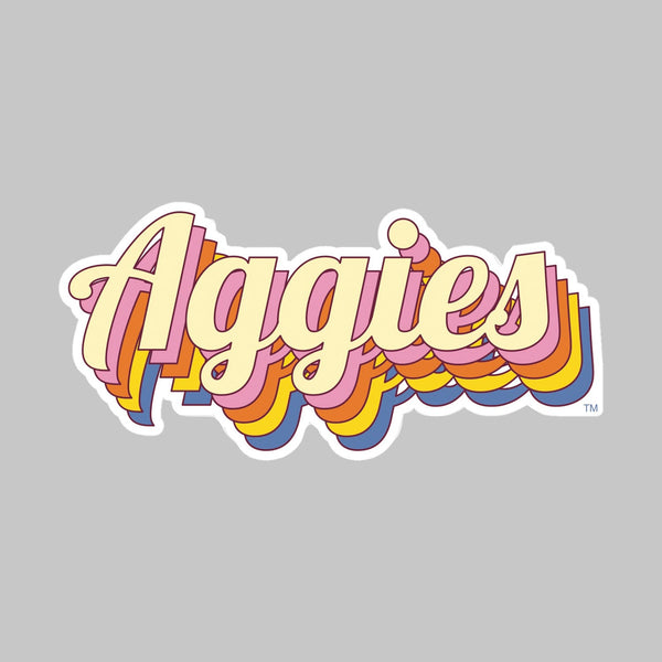 Gig Em Aggies Texas Thumb Dizzler Sticker