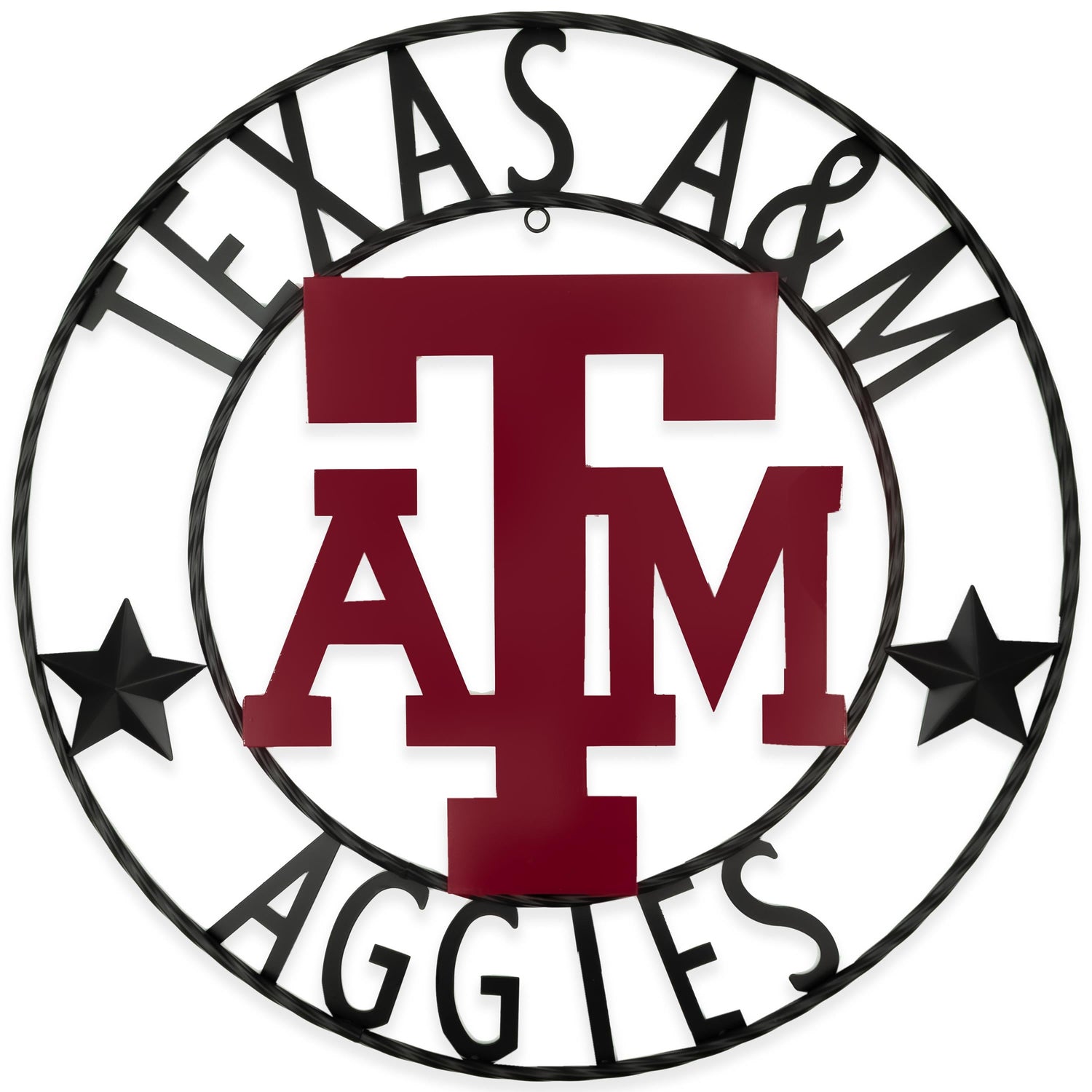 Texas A&M Aggies Stars 24 Inch Iron Wall Decor