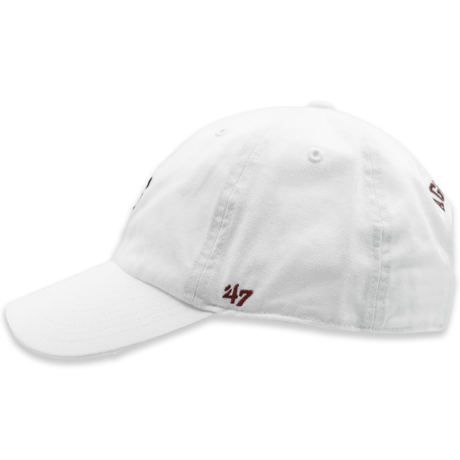 Texas A&M '47 Brand White Centerfield Block Hat