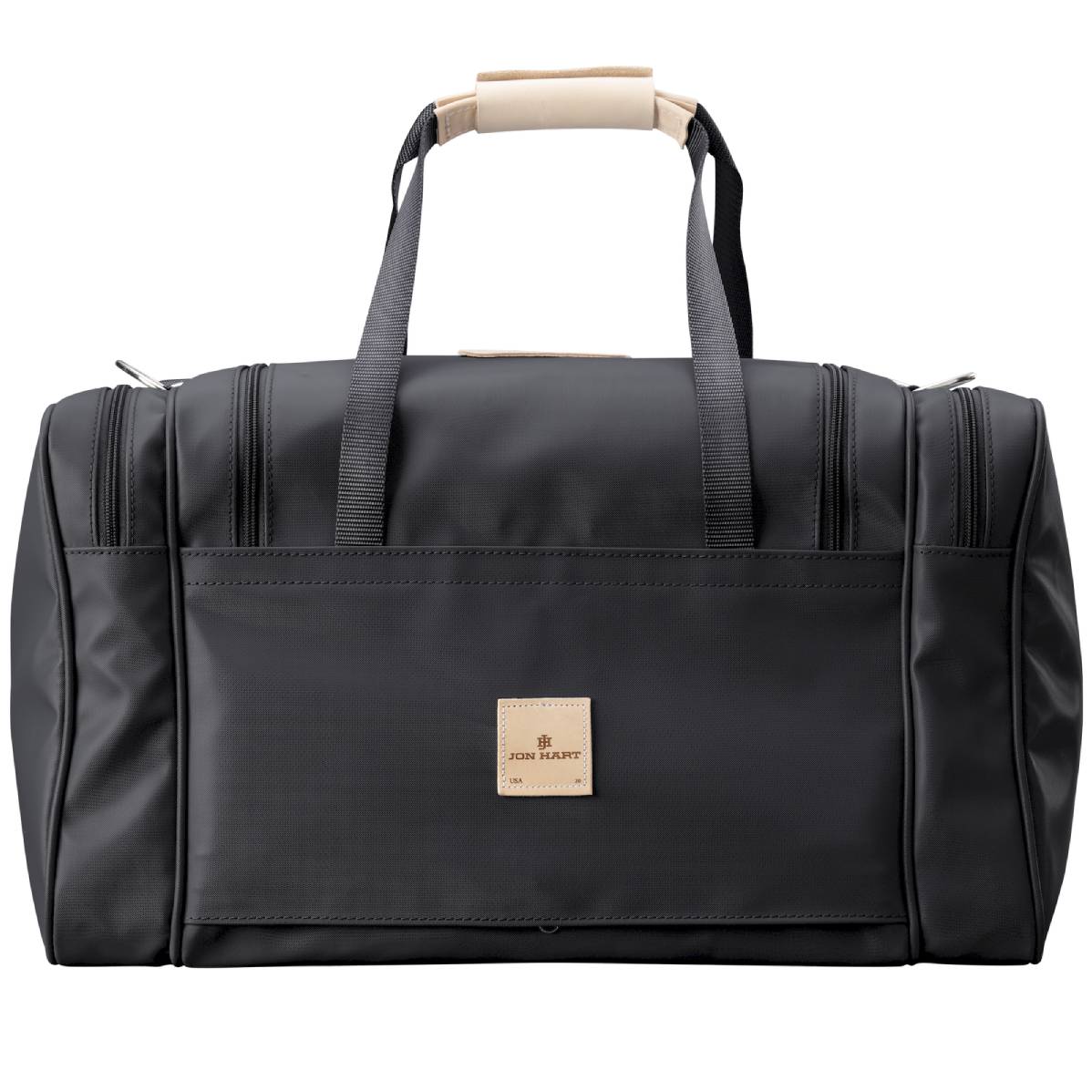 Jon Hart Black Medium Square Duffel