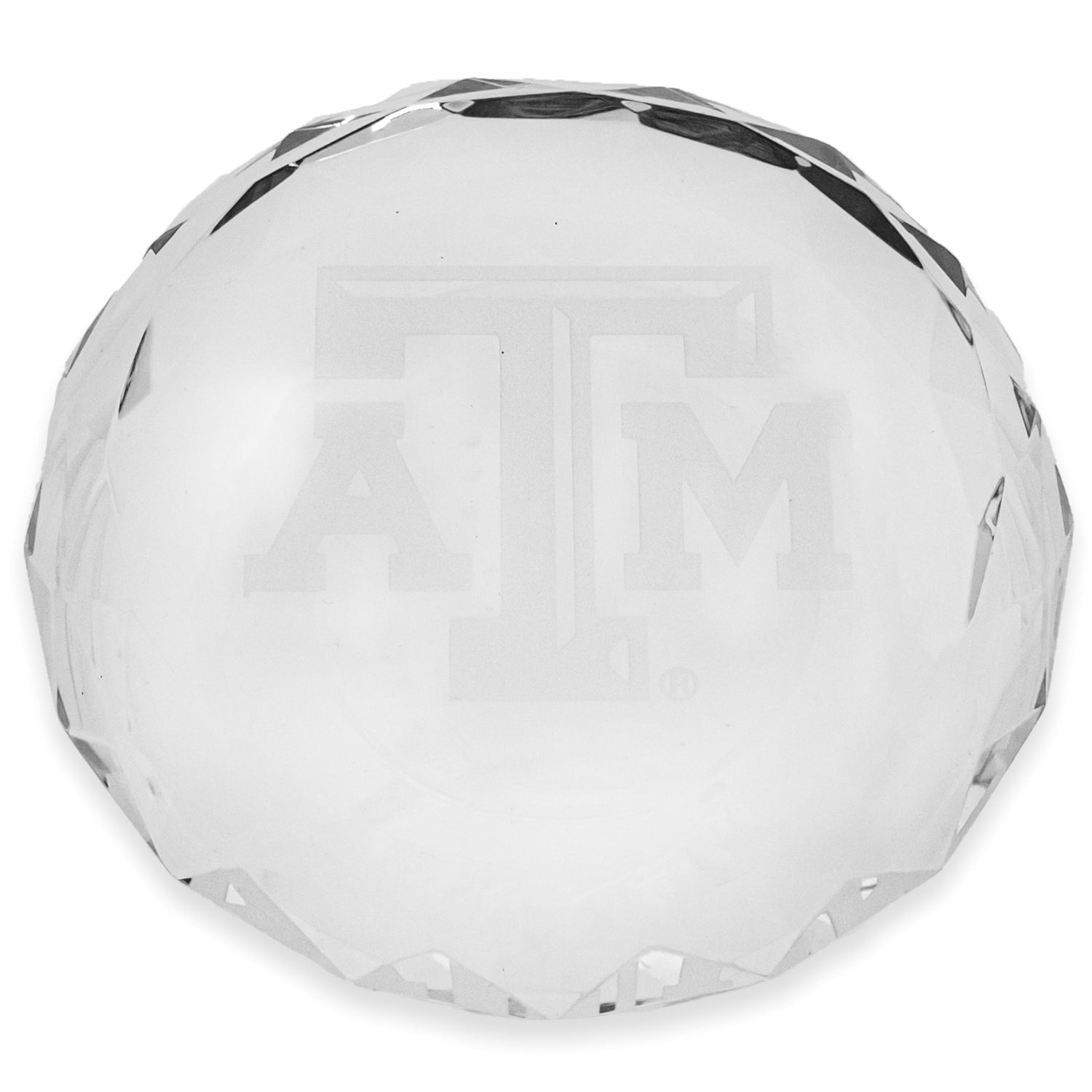 Texas A&M Faceted Paperweight