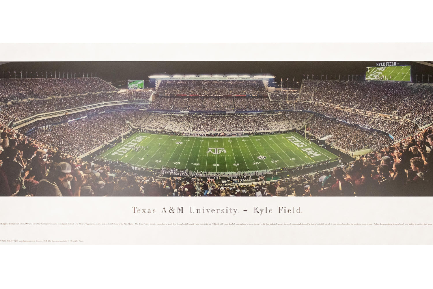 Texas A&M Kyle Field Unframed Panorama