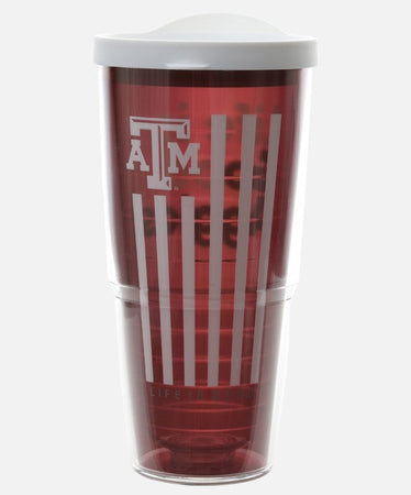 Texas A&M Aggies Life Is Good Maroon Tervis Tumbler 24 Oz