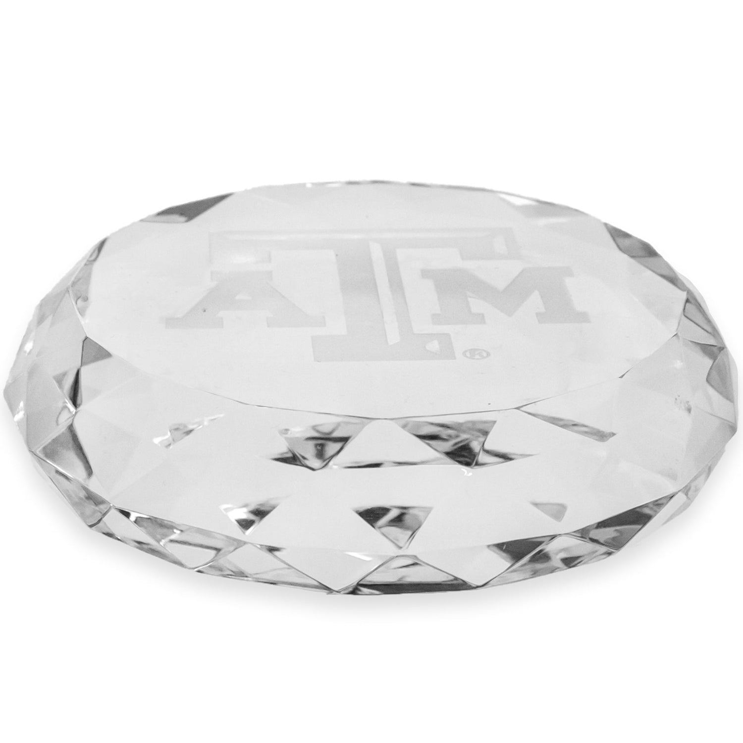 Texas A&M Faceted Paperweight