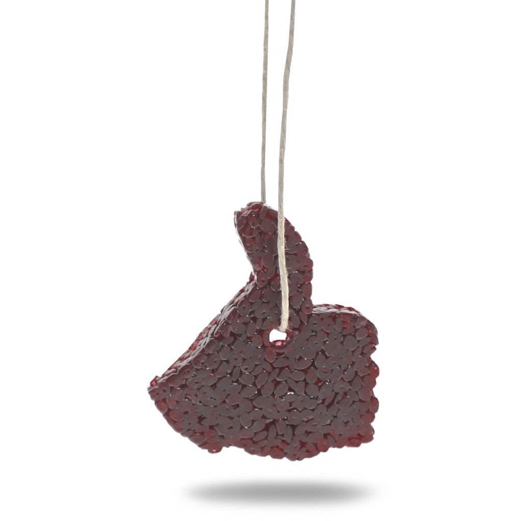 Maroon Gig 'Em Thumb Volcano Beaded Air Freshener