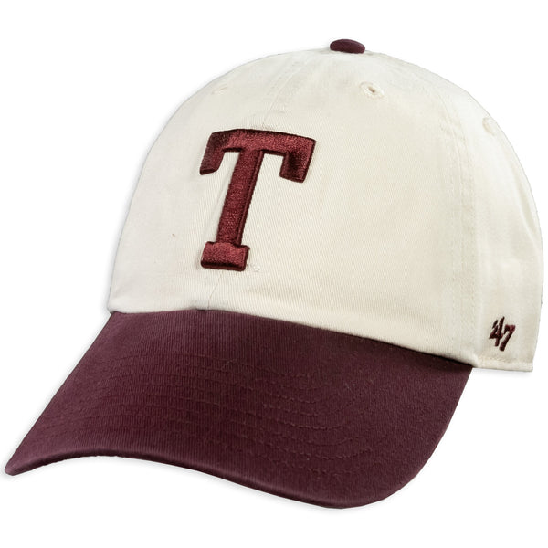 Texas A&M '47 Brand Block T Charcoal Clean Up Hat