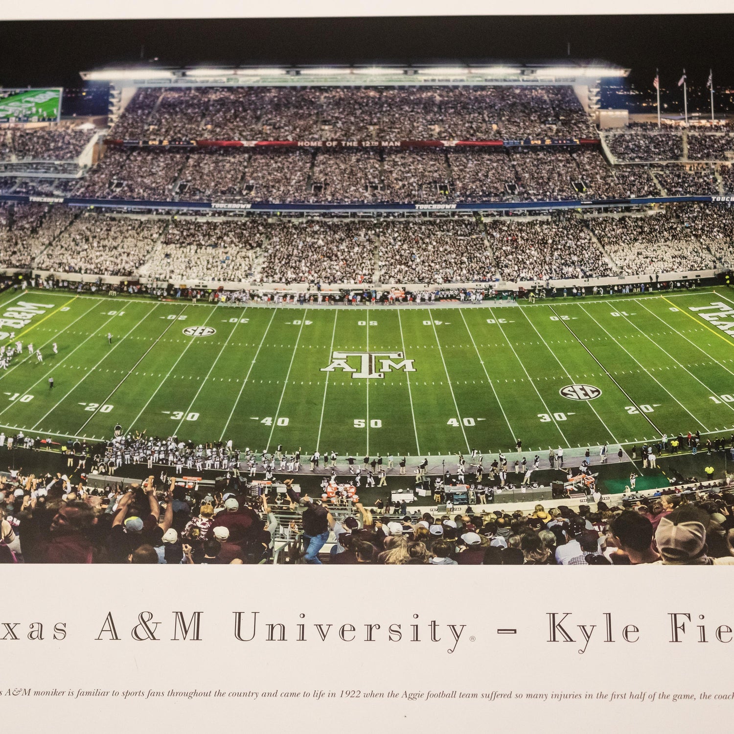 Texas A&M Kyle Field Unframed Panorama