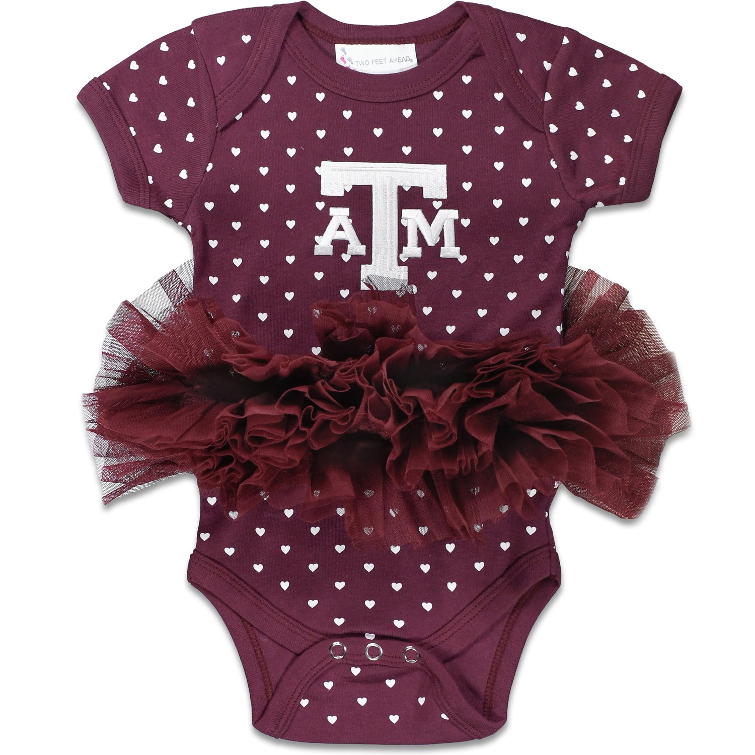 Texas A&M Heart Tutu Onesie