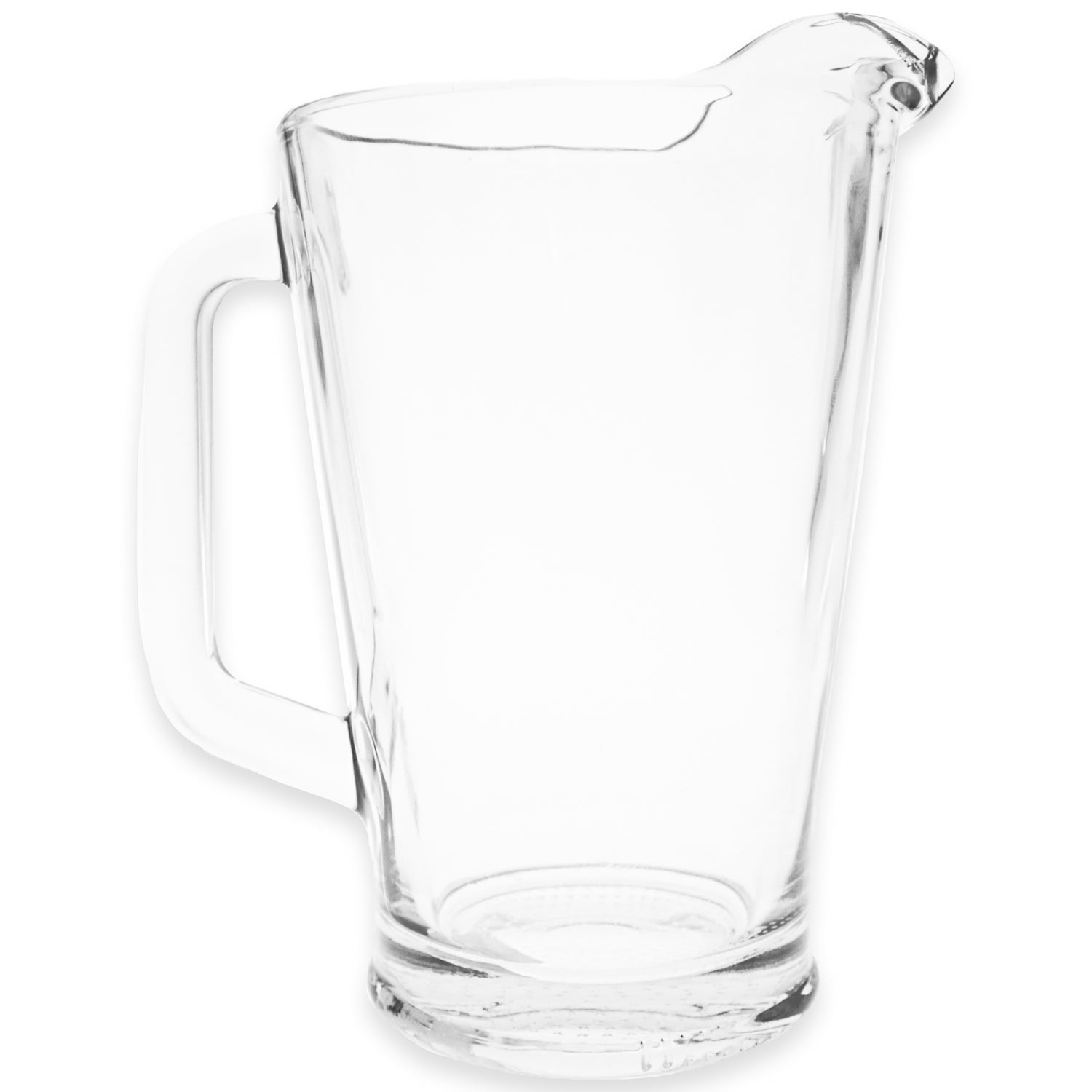 Curata Set of 6 Glass 60 Ounce Beverage Pitchers - White