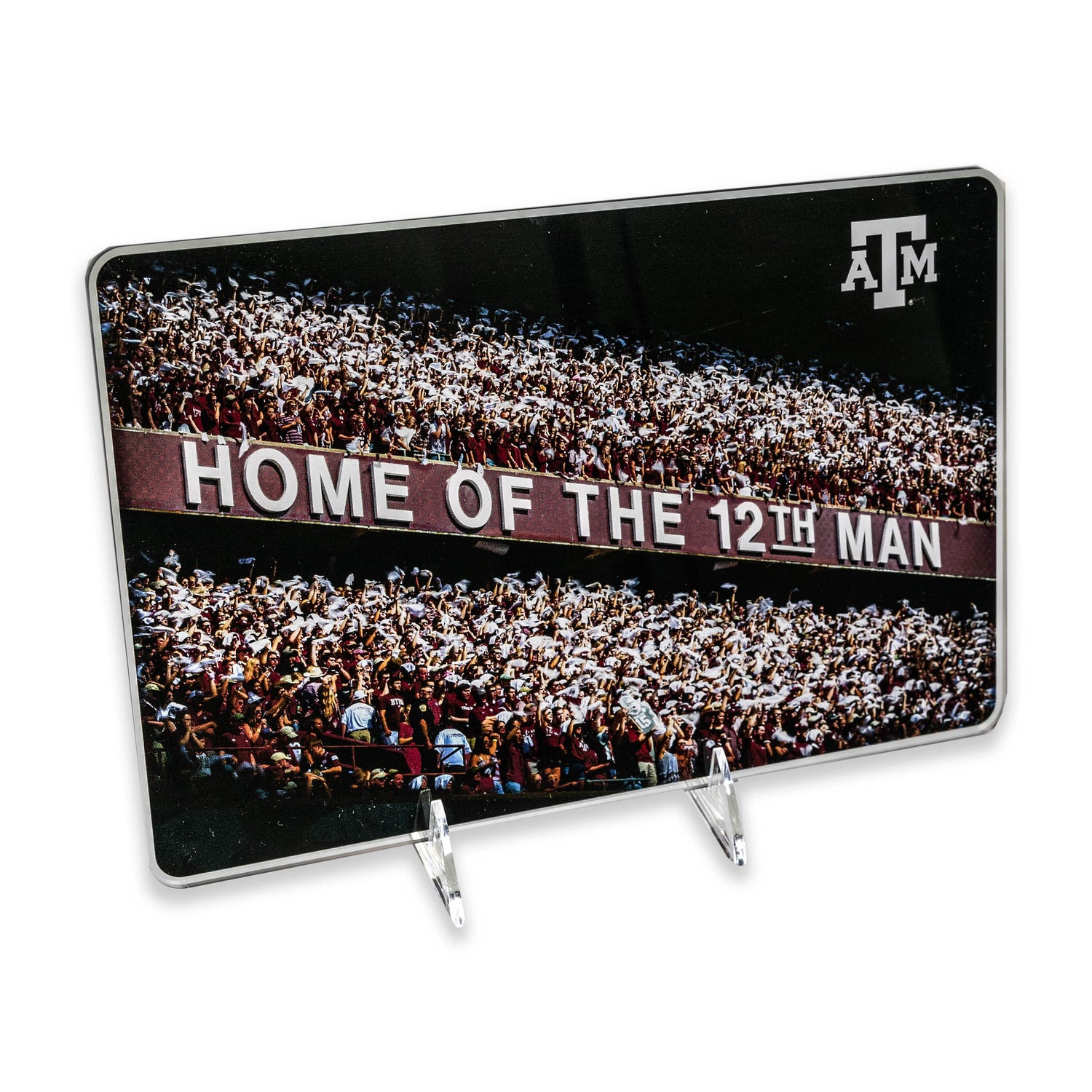 Texas A&M Home Of The 12th Man Acrylic Art Display