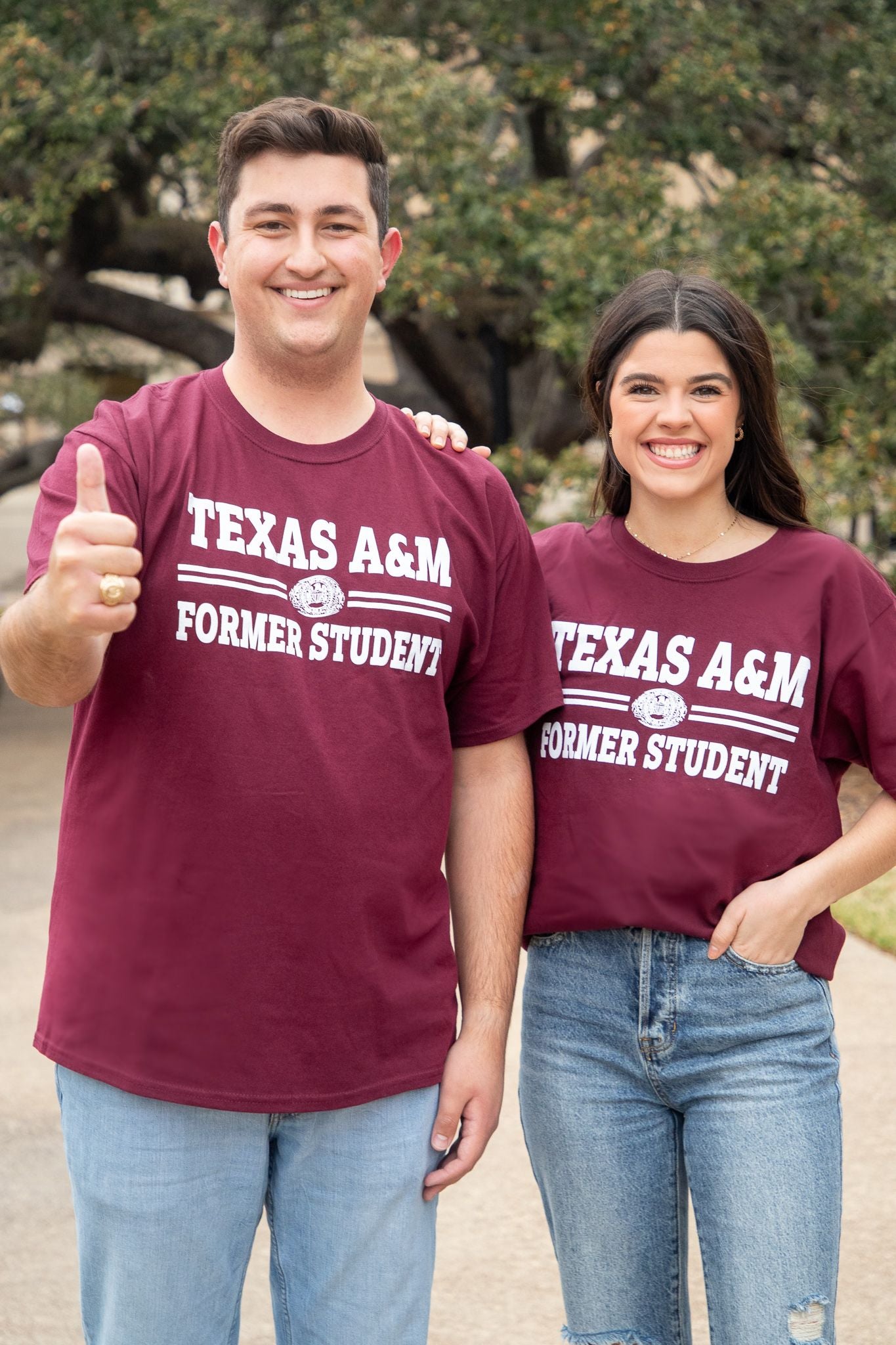 Texas A&M Former Student Double Bar T-Shirt