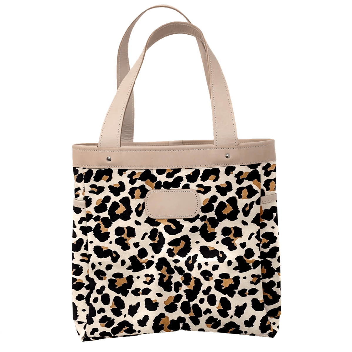 Jon Hart Leopard Print Left Bank Tote