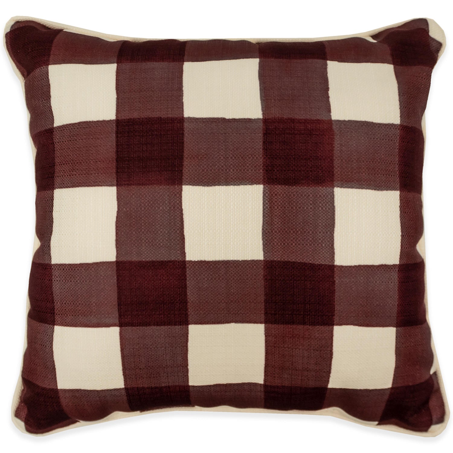 Texas A&M Aggies Circle Plaid Back Pillow