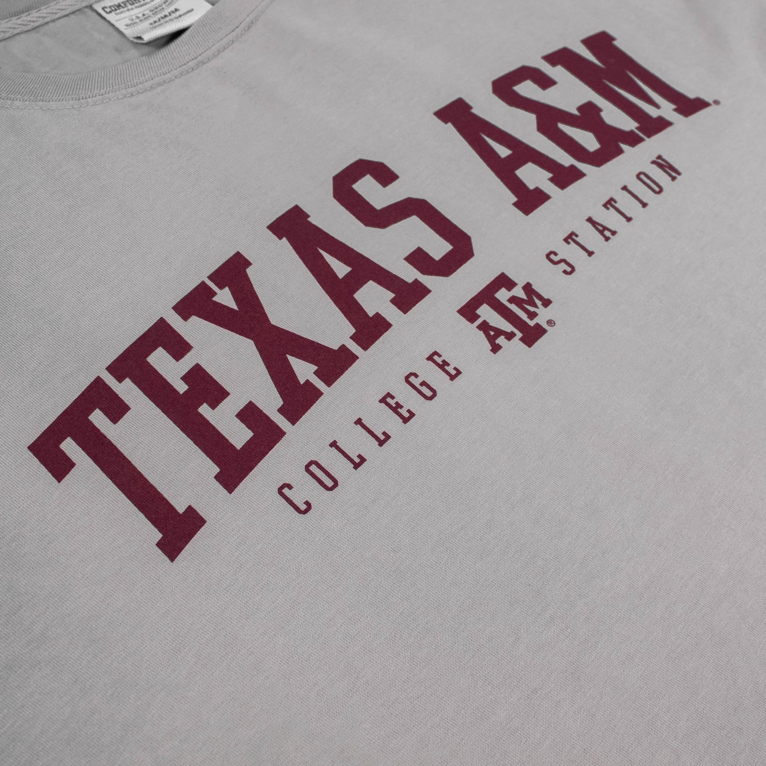 Texas A&M Aggie Basic Block Comfort Wash T-Shirt