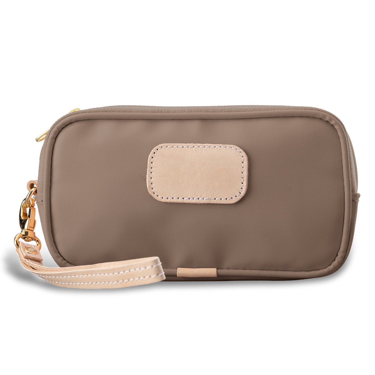 Jon Hart Saddle Coated Canvas Wristlet