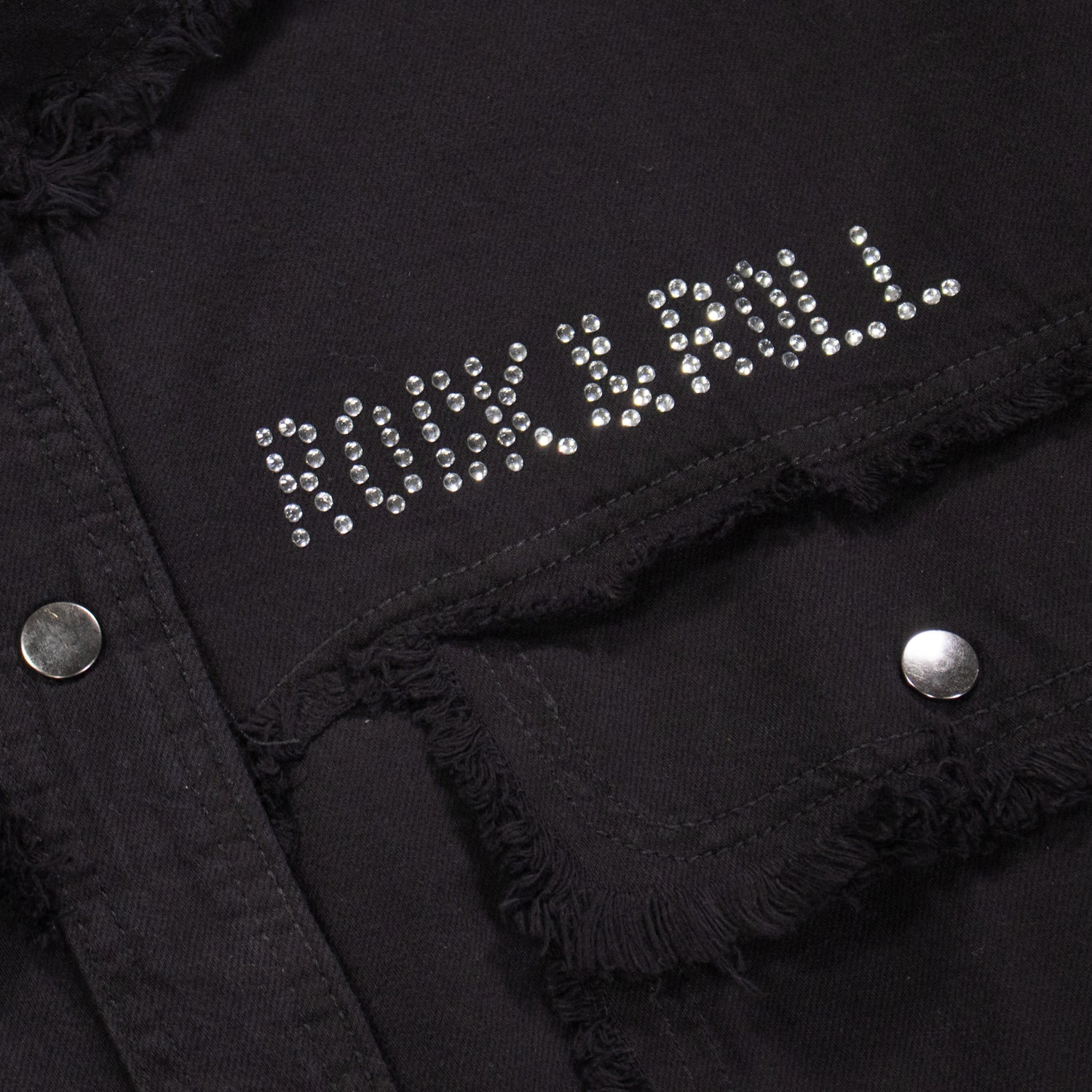 Rock & Button Jacket Roll Bling Down