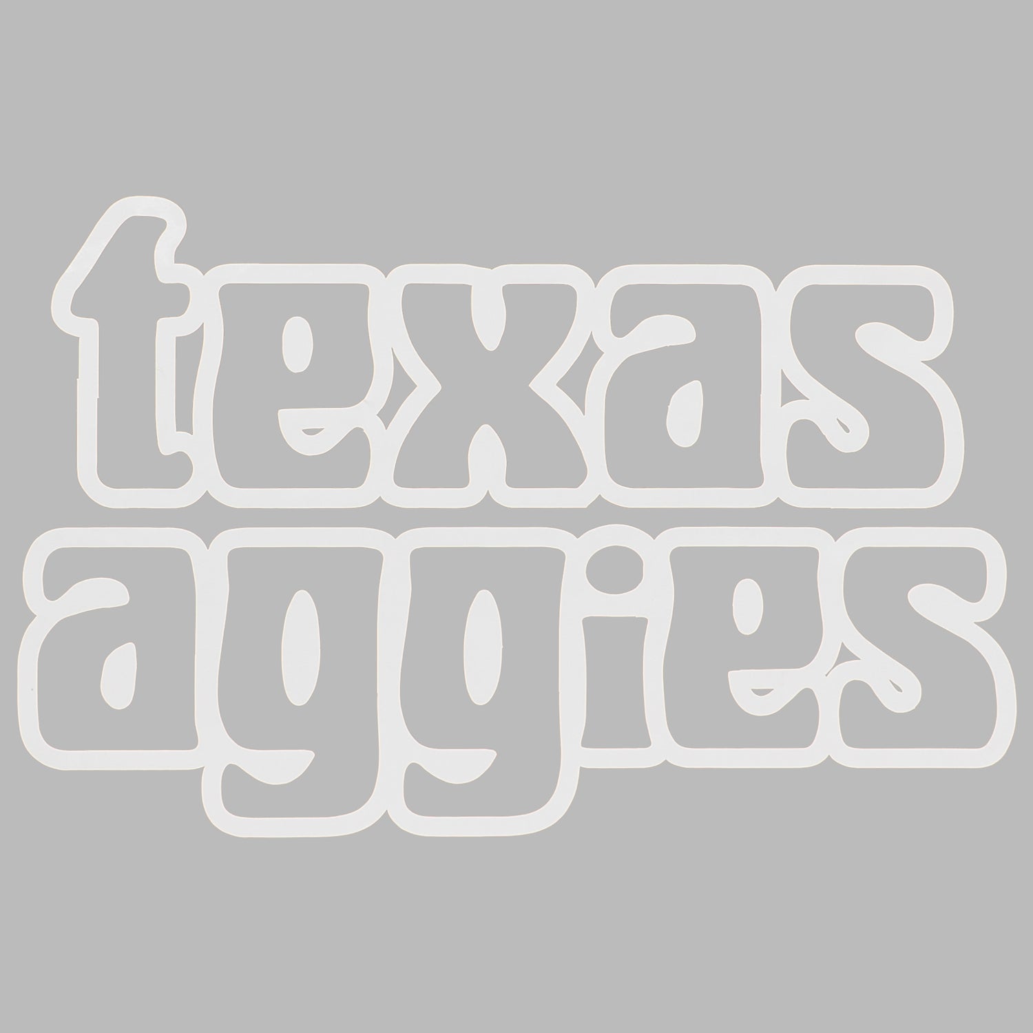 Retro Texas Aggies Decal