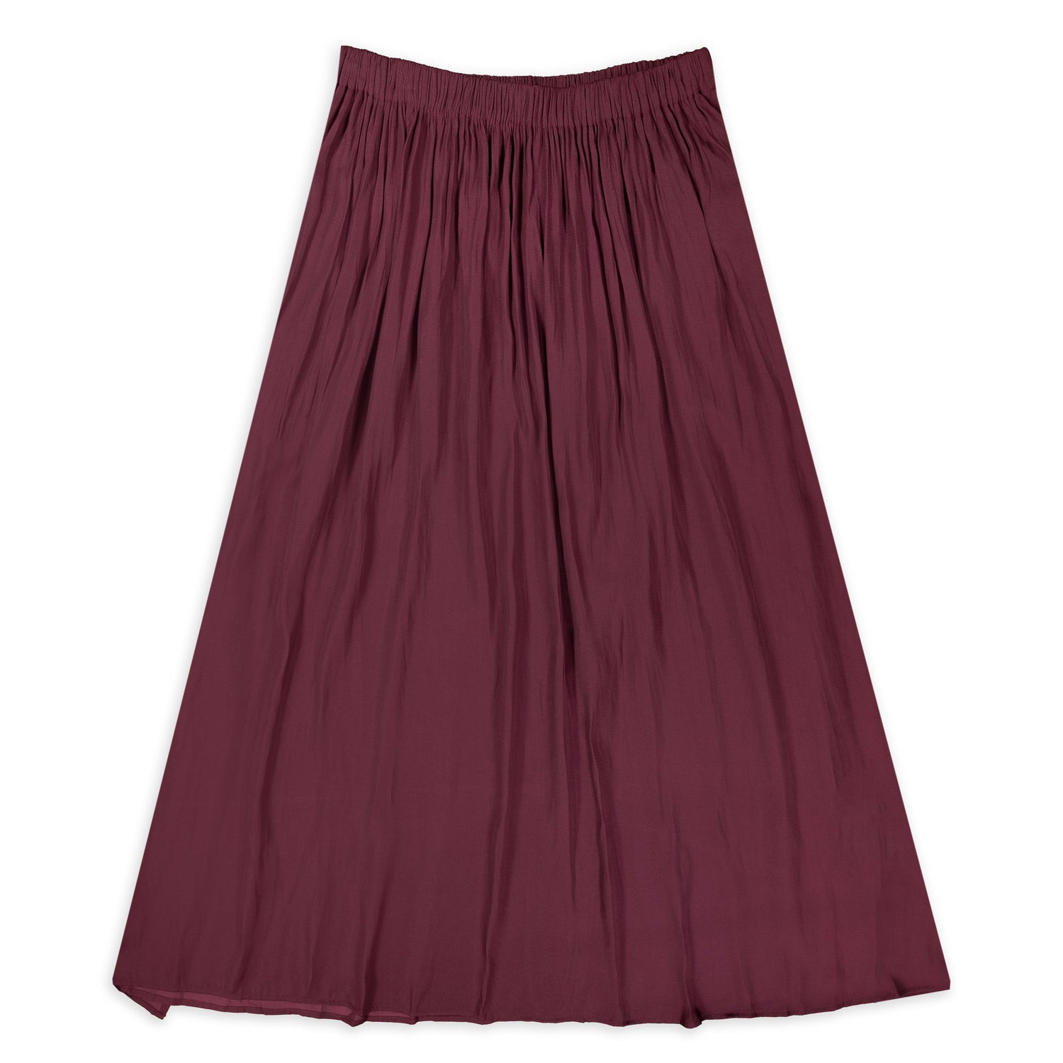 Long Pleated Skirt