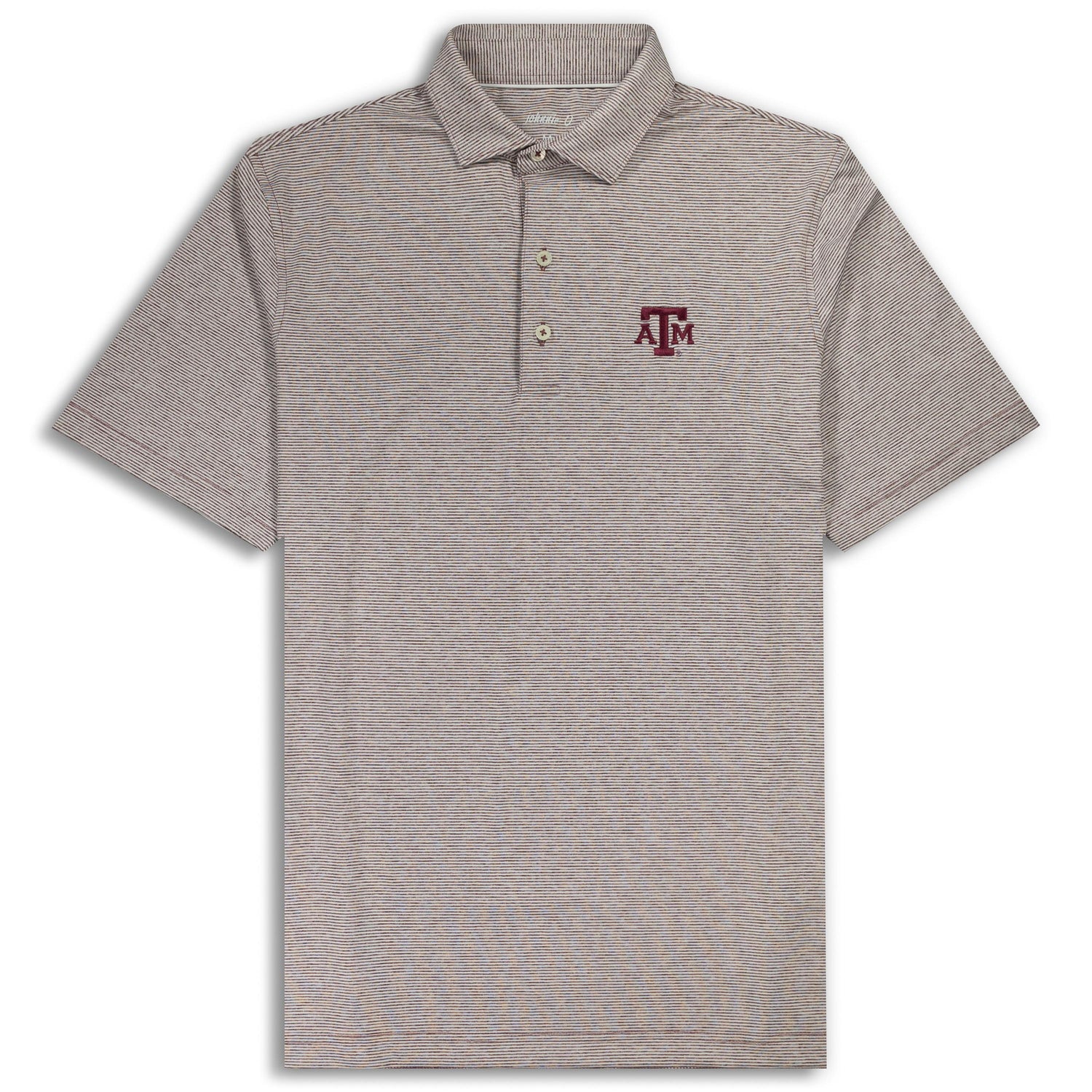 Texas A&M Johnnie-O Maroon Lyndon Performance Polo