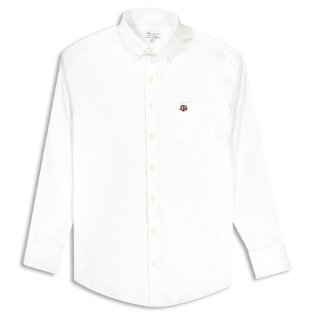 Texas A&M Peter Millar Collins Long Sleeve Button Down