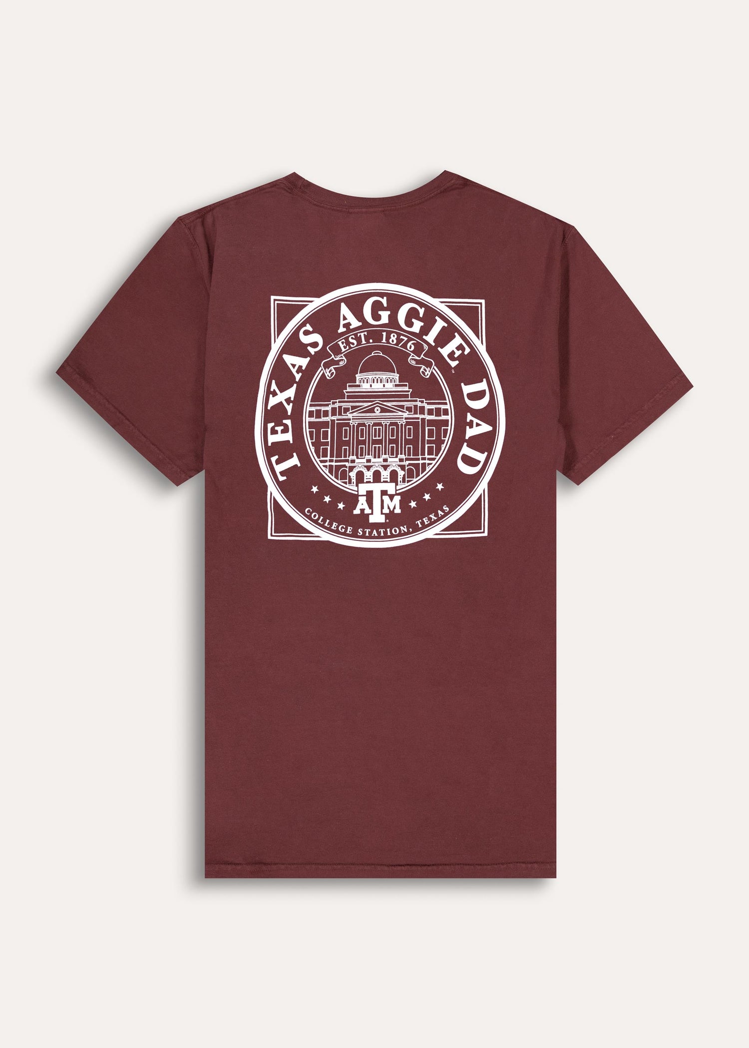 Texas Aggie Dad Academic Maroon T-Shirt