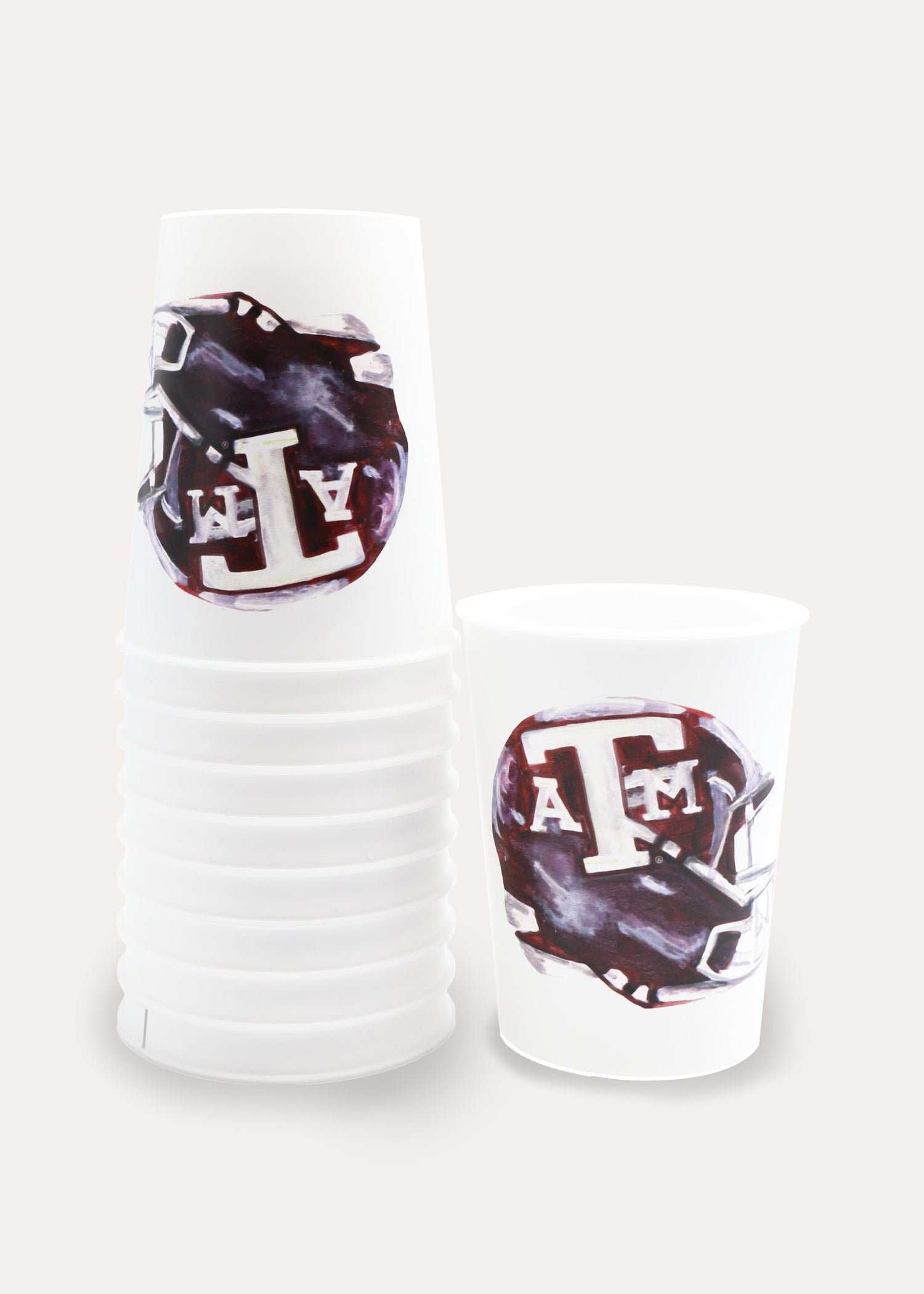 Texas A&M Football Helmet Cup Set