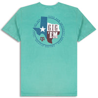 Texas A&M Blue & Orange Star T-Shirt M / C1717 Navy