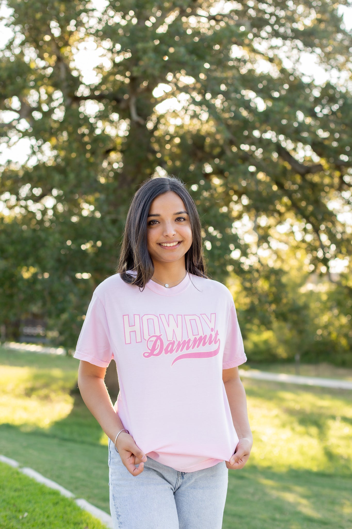 Howdy Dammit Pink T-Shirt